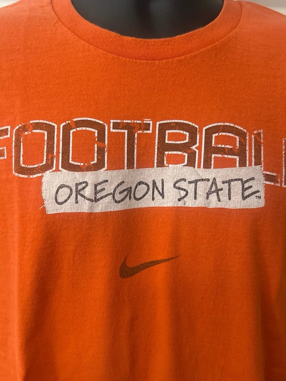 Oregon State Football vintage Nike Orange Tee
